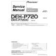 PIONEER DEH-P720 Instrukcja Serwisowa