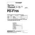 PIONEER PDF705 Instrukcja Serwisowa
