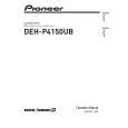 PIONEER DEH-P4150UB/XS/ES Instrukcja Obsługi