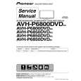 PIONEER AVH-P6800DVD/RE Instrukcja Serwisowa