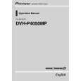 PIONEER DVH-P4050MP/XN/RD Instrukcja Obsługi