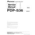 PIONEER PDP-S36 Instrukcja Serwisowa
