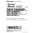 PIONEER DEH-2800MPB/X1P/EW Instrukcja Serwisowa