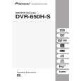 PIONEER DVR-650H-S/TDRXV Instrukcja Obsługi