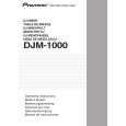 PIONEER DJM1000 Instrukcja Obsługi