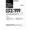 PIONEER KPX999 Instrukcja Serwisowa