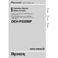 PIONEER DEH-P550MP Instrukcja Obsługi