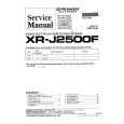 PIONEER XRJ2500F Instrukcja Serwisowa