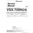 PIONEER VSX708RDS Instrukcja Serwisowa