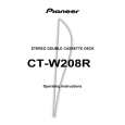 PIONEER CT-W208R/HVXJ Instrukcja Obsługi