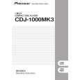 PIONEER CDJ-1000MK3/WAXJ5 Instrukcja Obsługi