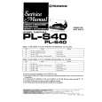 PIONEER PL-640 Instrukcja Serwisowa