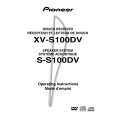 PIONEER XV-S100DV/MYXJN Instrukcja Obsługi