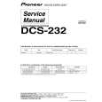 PIONEER DCS-232/WXJ/RE5 Instrukcja Serwisowa