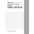 PIONEER VSX-1015-S/SFLXJ Instrukcja Obsługi