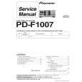 PIONEER PD-F1007 Instrukcja Serwisowa