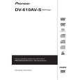 PIONEER DV-610AV-S/WVXZT5 Instrukcja Obsługi