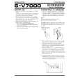PIONEER SV7000 Instrukcja Obsługi