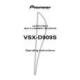 PIONEER VSX-D909S/KU/CA Instrukcja Obsługi