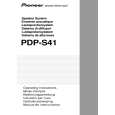 PIONEER PDP-S41 Instrukcja Obsługi