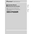 PIONEER DEH-P4500R/XM/EW Instrukcja Obsługi