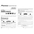 PIONEER DVR-216CHE/BXV/C5 Instrukcja Obsługi