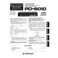 PIONEER PD6010 Instrukcja Obsługi