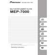 PIONEER MEP-7000/KUCXJ Instrukcja Obsługi