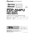 PIONEER PRO504PU Instrukcja Serwisowa