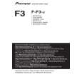 PIONEER F-F3-J/WYSXCN5 Instrukcja Obsługi