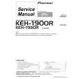 PIONEER KEH-1900R/XIN/EW Instrukcja Serwisowa
