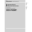 PIONEER DEH-P40MP Instrukcja Obsługi