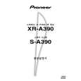 PIONEER XR-A390/NKXJ Instrukcja Obsługi
