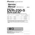 PIONEER DVR-230-AV/WVXV Instrukcja Serwisowa