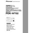 PIONEER PDK-WT02 Instrukcja Obsługi