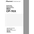 PIONEER CP-7EX/XTW1/E Instrukcja Obsługi