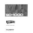 PIONEER SD1000 Instrukcja Obsługi