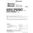 PIONEER KEH-P6950ES Instrukcja Serwisowa