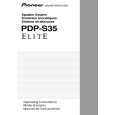 PIONEER PDP-S35 Instrukcja Obsługi