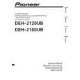 PIONEER DEH-2100UB/XN/EW5 Instrukcja Obsługi