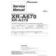 PIONEER XRA370 Instrukcja Serwisowa