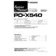 PIONEER PDX-540 Instrukcja Serwisowa