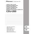 PIONEER CDJ-200 Instrukcja Obsługi