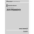 PIONEER AVH-P6000DVD/UC Instrukcja Obsługi