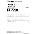 PIONEER PL-990/WYXCN15 Instrukcja Serwisowa