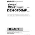 PIONEER DEH-3700MP Instrukcja Serwisowa