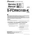 PIONEER S-FCRW3100-K/XTWUC Instrukcja Serwisowa