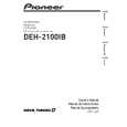 PIONEER DEH-2100IB/XS/ES Instrukcja Obsługi