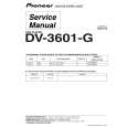 PIONEER DV-3601-G Instrukcja Serwisowa