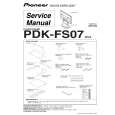 PIONEER PDK-FS07/WL5 Instrukcja Serwisowa